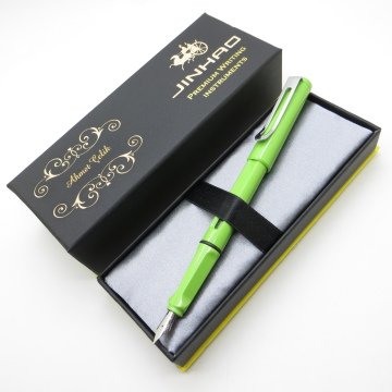 Jinhao Parlak Yeşil Dolma Kalem | İsme Özel Kalem