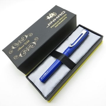 Jinhao Tam Metal Mavi Dolma Kalem | İsme Özel Kalem