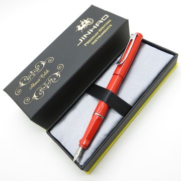 Jinhao Tam Metal Kırmızı Dolma Kalem | İsme Özel Kalem