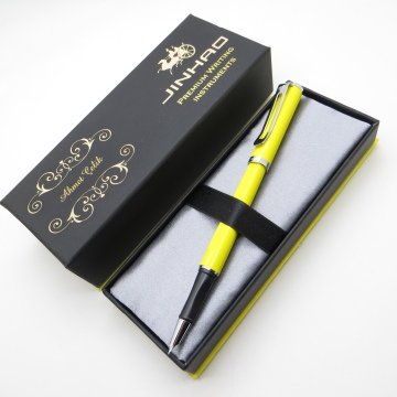 Jinhao Tam Metal Sarı Dolma Kalem | İsme Özel Kalem