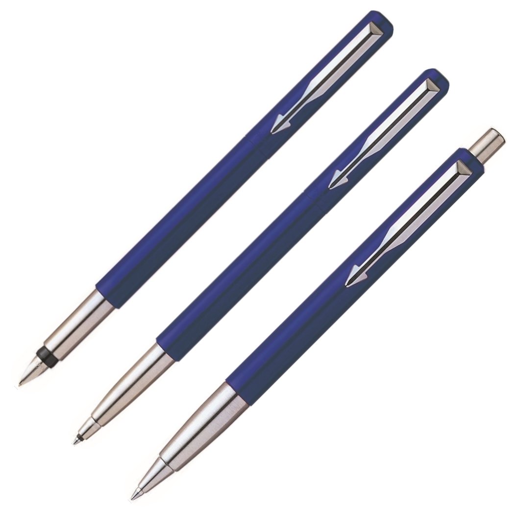 Parker Vector Mavi Dolma+Roller+Tükenmez Kalem |Parker Vector| İsme Özel Kalem | Hediyelik Kalem |