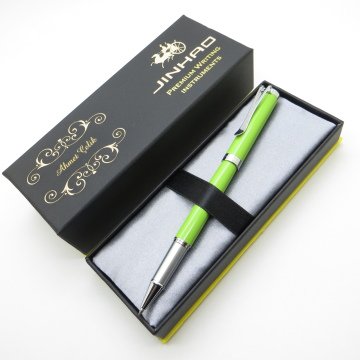 Jinhao Mavi Taşlı Yeşil Full Metal Roller Kalem | İsme Özel Kalem