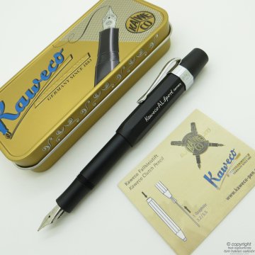 Kaweco 10000146 Ac Sport Siyah Dolma Kalem | İsme Özel Kalem