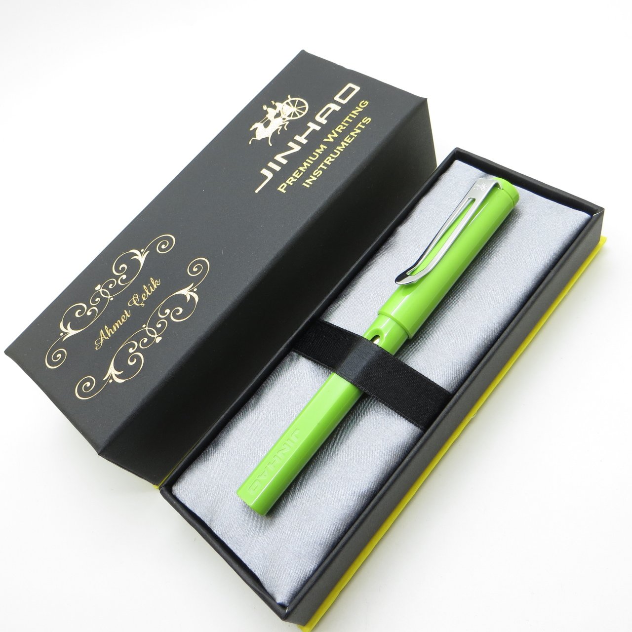 Jinhao Parlak Yeşil Roller Kalem | İsme Özel Kalem