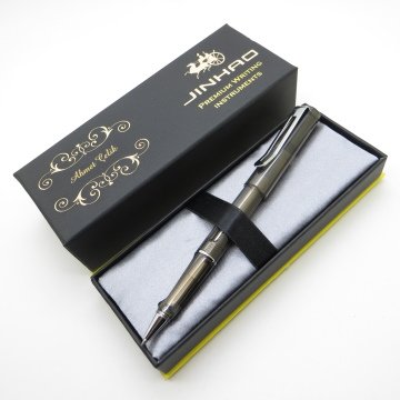 Jinhao Transparan Siyah Roller Kalem | İsme Özel Kalem