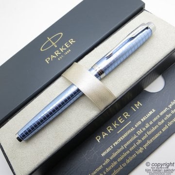 Parker IM Premium Sky Mavi Roller Kalem | İsme Özel Kalem