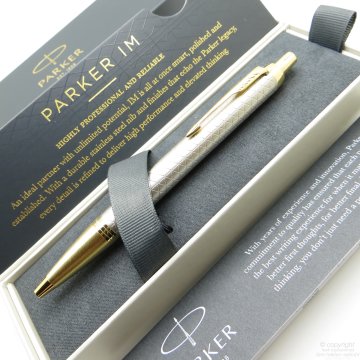 Parker IM Premium Saten Altın Tükenmez Kalem | İsme Özel Kalem
