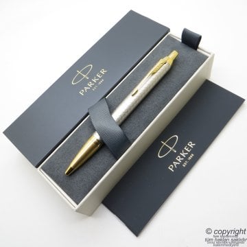 Parker IM Premium Saten Altın Tükenmez Kalem | İsme Özel Kalem