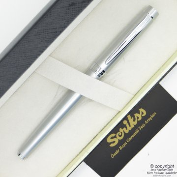 Scrikss 38 Mat Krom Roller Kalem | Scrikss Kalem | İsme Özel Kalem | Hediyelik Kalem