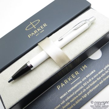 Parker IM Beyaz Tükenmez Kalem | İsme Özel Kalem