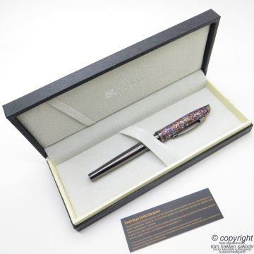 Scrikss Titanyum Sanatsal Desen Çizimli Roller Kalem | Benzersiz üründür. Yalnızca bir adet bulunmaktadır
