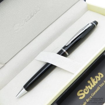 Scrikss 35 Siyah Tükenmez Kalem | Scrikss Kalem | İsme Özel Kalem | Hediyelik Kalem