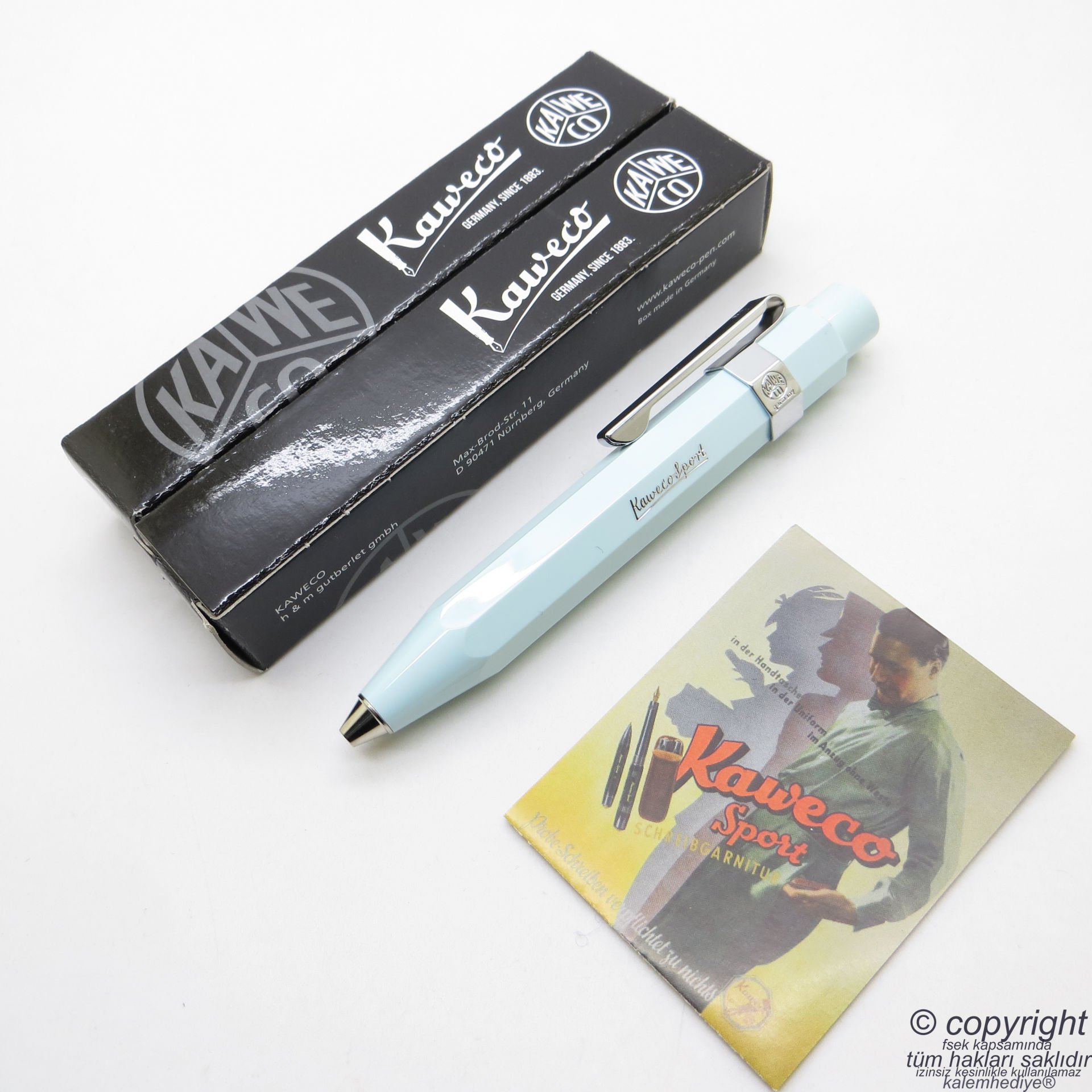 Kaweco 10000760 Mint Tükenmez Kalem | İsme Özel Kalem
