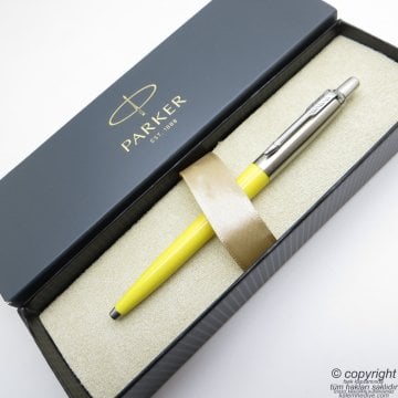 Parker Jotter Original Sarı Tükenmez Kalem | İsme Özel Kalem | Hediyelik Kalem