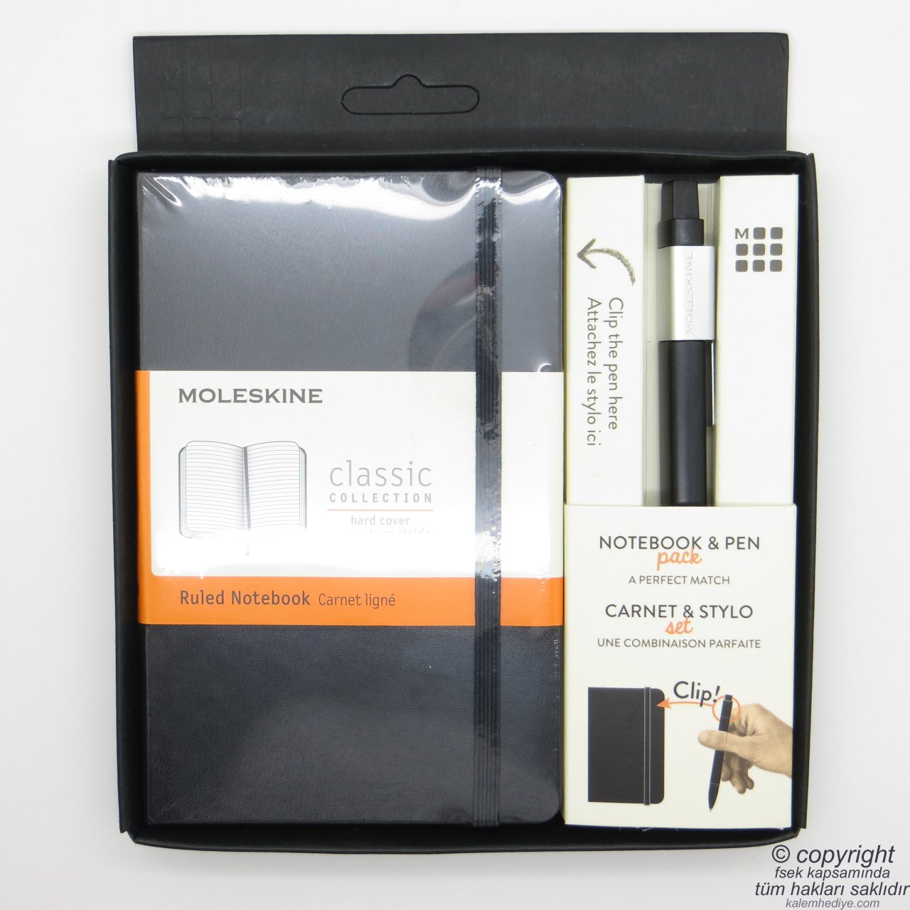 Moleskine Defterli Hediyelik Kalem Seti | Moleskine Kalem | İsme Özel Kalem ve Defter | Hediyelik Set