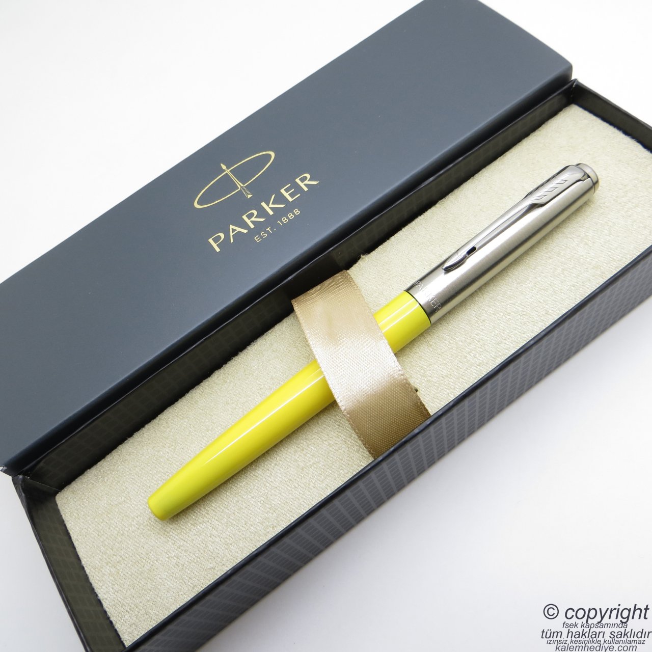 Parker Jotter Original Sarı Roller Kalem | İsme Özel Kalem | Hediyelik Kalem