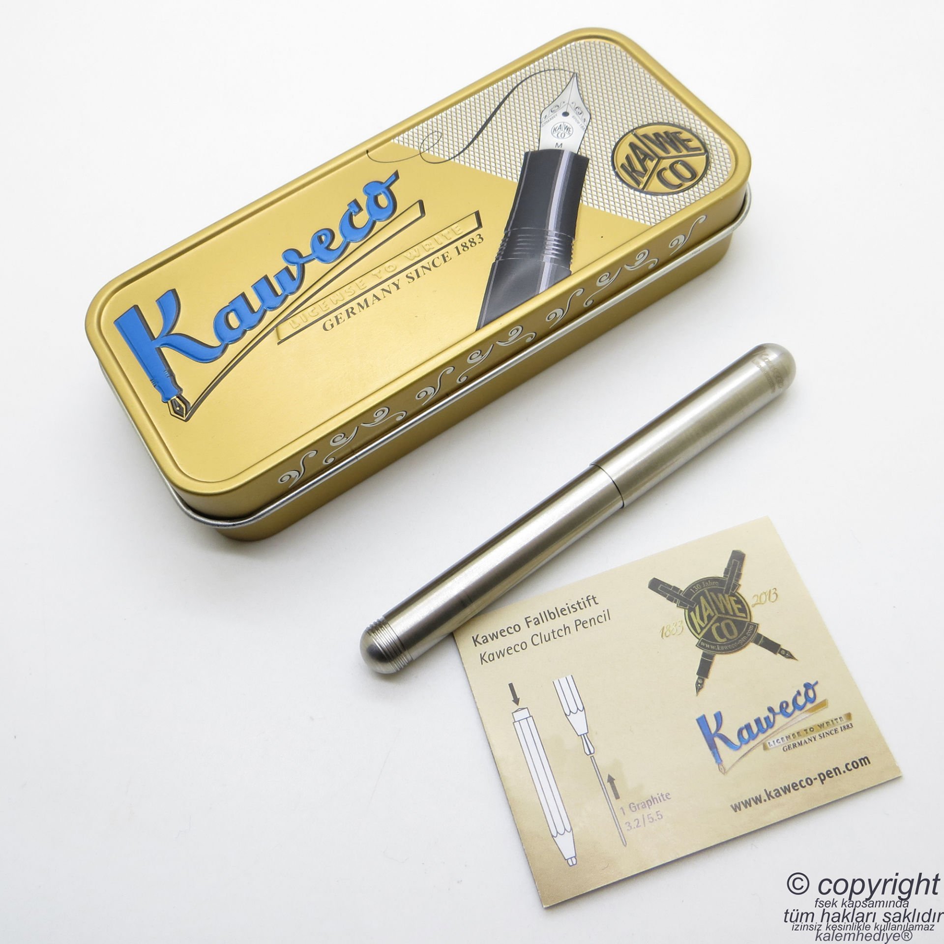 Kaweco Liliput Stainless Steel Dolma Kalem | İsme Özel Kalem