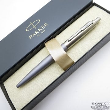 Parker Jotter Metal XL Mat Duman Tükenmez Kalem | İsme Özel Kalem | Hediyelik Kalem