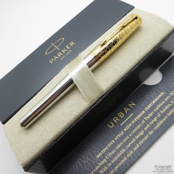 Parker Urban Premium Altın Yaldız Roller Kalem | İsme Özel Kalem