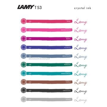 Lamy Crystal T53 Şişe Mürekkep Beryl 30 ml