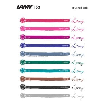 Lamy Crystal T53 Şişe Mürekkep Benitoite 30 ml