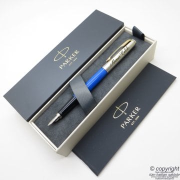 Parker Jotter Original Mavi GT Dolma Kalem | İsme Özel Kalem | Hediyelik Kalem