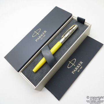 Parker Jotter Original Sarı GT Dolma Kalem | İsme Özel Kalem | Hediyelik Kalem