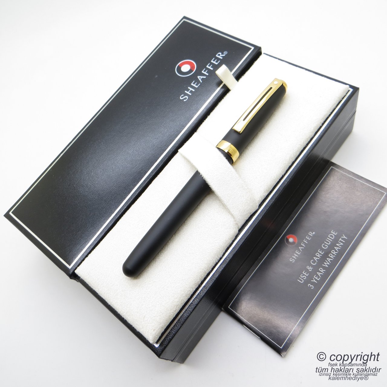 Sheaffer Prelude Mat Siyah Altın Roller Kalem 346-1 | İsme Özel Kalem