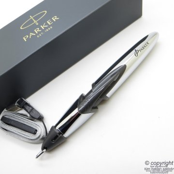Parker Edge Siyah Askılı Tükenmez Kalem | Parker Kalem | İsme Özel Kalem | Hediyelik Kalem