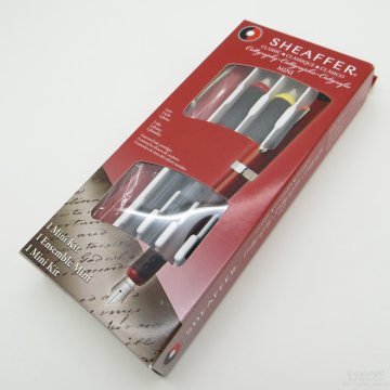 Sheaffer Calligraphy Mini Set Kırmızı | 1 Kalem + 3 Uç + 4 Kartuş | Sheaffer Calligraphy | İsme Özel Set