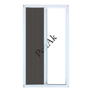 Plise Kapı Sineklik Beyaz -Yükseklik 200 cm- (Pileli/Akordiyon)