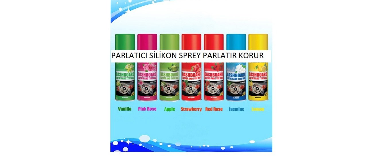 Motorsiklet plastik aksam  parlatıcı sprey silikon