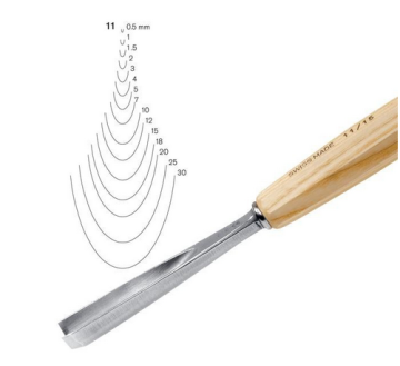 Pfeil Derin Oluk Iskarpela Oluk No: 11 - 3mm