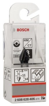 Bosch Standard W V-Kanal Freze 8*11*45 mm