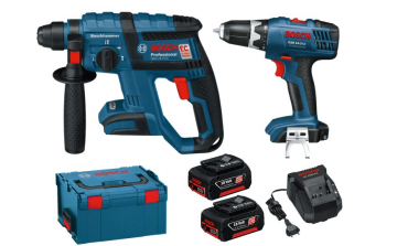 Bosch GBH 18 V-EC Darbeli Kırıcı Delici + GSR 18-2 LI Vidalama + L-Boxx Çantalı