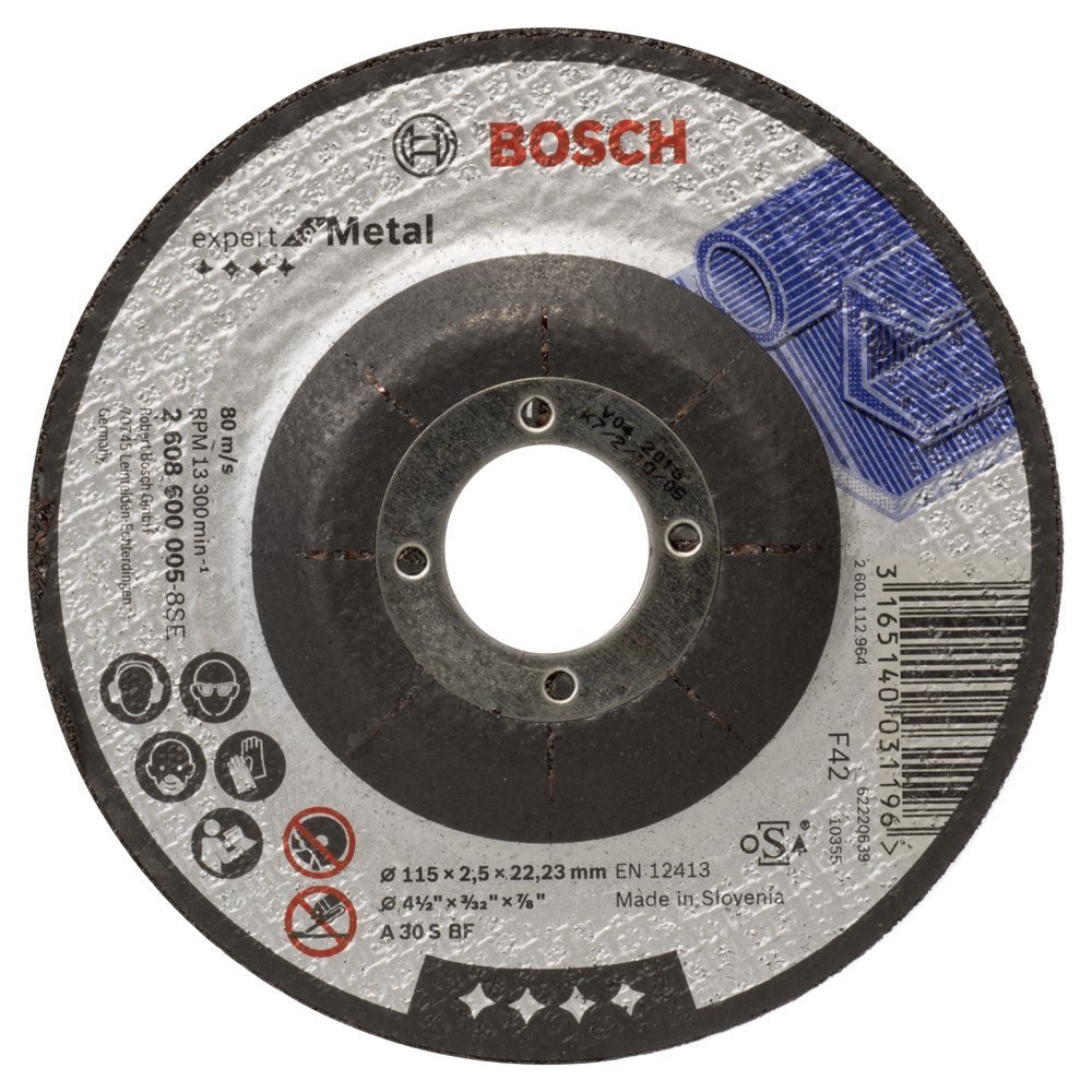Bosch 115*2,5 mm Expert for Metal Bombeli