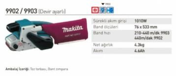 Makita 9902 Tank Zımpara