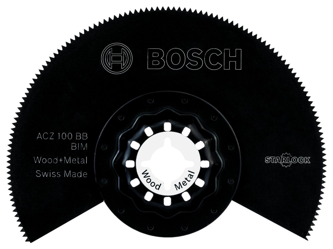 Bosch Aksesuarlar Bosch - Starlock - ACZ 100 BB - BIM Ahşap ve Metal İçin Segman Testere Bıçağı, Bombeli 10'lu