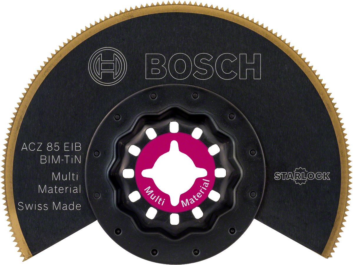Bosch Aksesuarlar Bosch - Starlock - ACZ 85 EIB - BIM-TIN Çoklu Malzeme İçin Segman Testere Bıçağı, Bombeli 10'lu