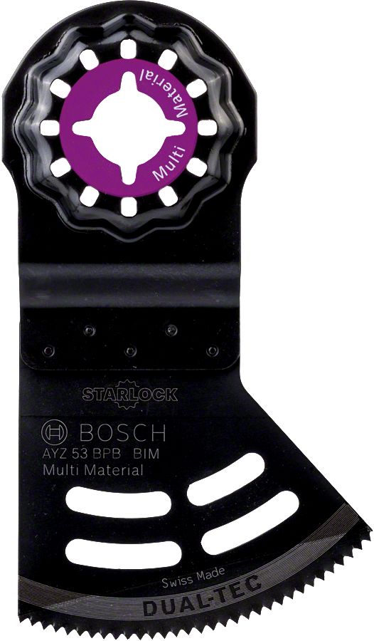 Bosch Aksesuarlar Bosch - Starlock - AYZ 53 BPB - BIM Çoklu Malzeme İçin Daldırmalı ve Yana Kesim Testere Bıçağı 1'li