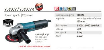 Makita 9565CVR Avuç Taşlama