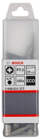 Bosch Aksesuarlar Bosch - Eco PZ2 Vidalama Ucu 25mm 100'lü