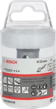 Bosch Aksesuarlar Bosch - X-LOCK - Best Serisi, Taşlama İçin Seramik Kuru Elmas Delici 22*35 mm