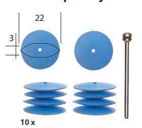 Proxxon Polisaj Diski Seti 10 Adet / 28293