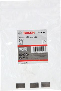 Bosch Aksesuarlar Bosch - Standard Seri Sulu Elmas Karot Ucu Segmanı 28mm G1/2'' 3'lü
