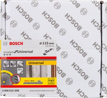 Bosch Aksesuarlar Bosch - Standard Seri Genel Yapı Malzemeleri İçin Elmas Kesme Diski 115 mm 10'lu Paket