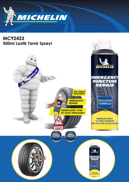 Michelin MC92423 500ml Lastik Tamir Spreyi