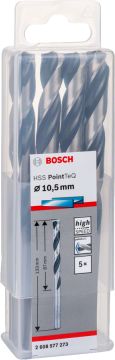 Bosch Aksesuarlar Bosch - HSS-PointeQ Metal Matkap Ucu 10,5 mm 5'li
