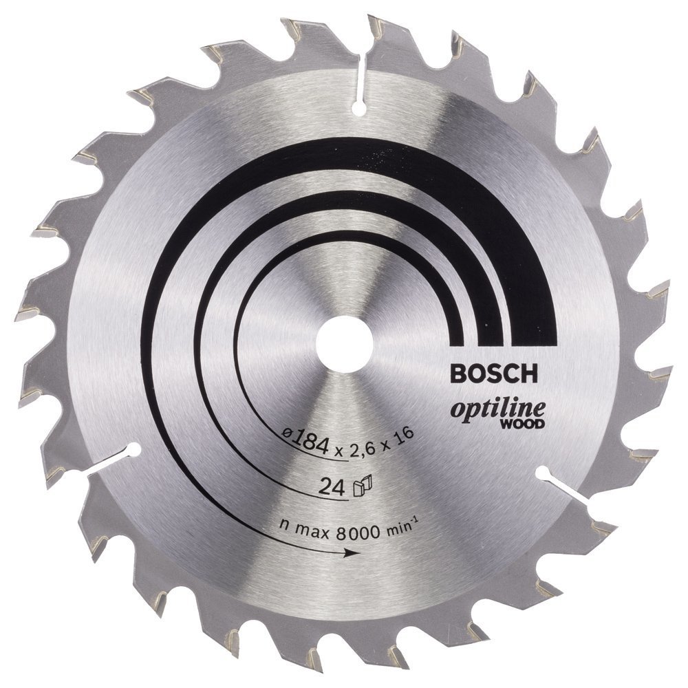Bosch Optiline Wood 184*16 mm 24 Diş