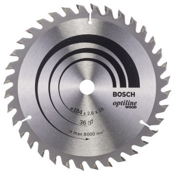 Bosch Optiline Wood 184*16 mm 36 Diş
